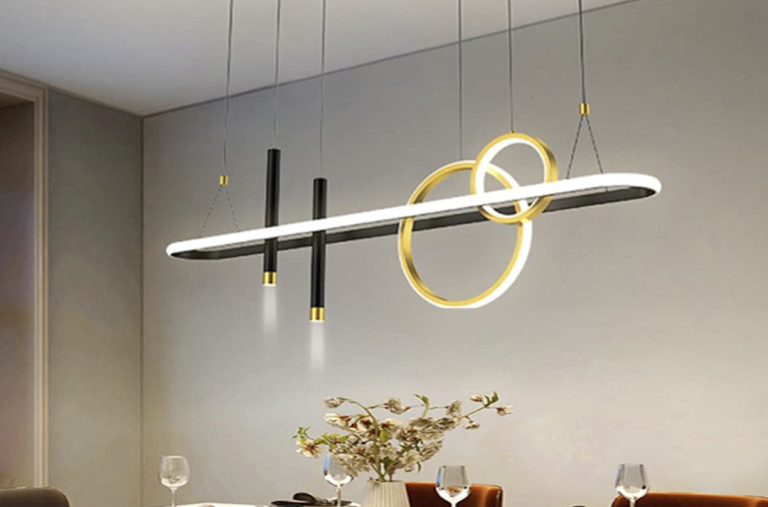 Modern LED Pendant Lamp: Perfect for Minimalist Study Room