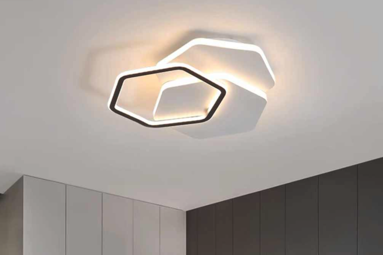Enhance Your Bedroom with a Nordic Geometric Ceiling Lamp