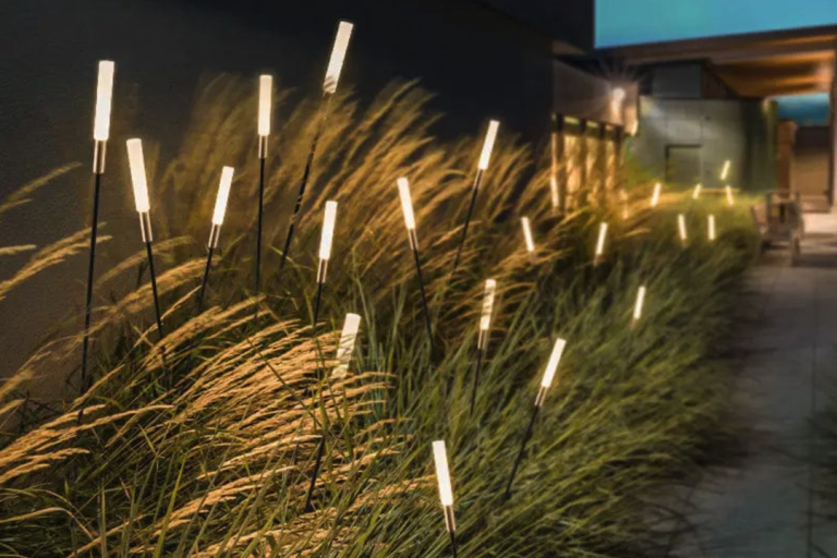 Enhance Your Garden with Reed Solar Floor Lamp