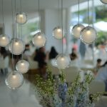 Photo Bauhaus Restaurant Chandelier