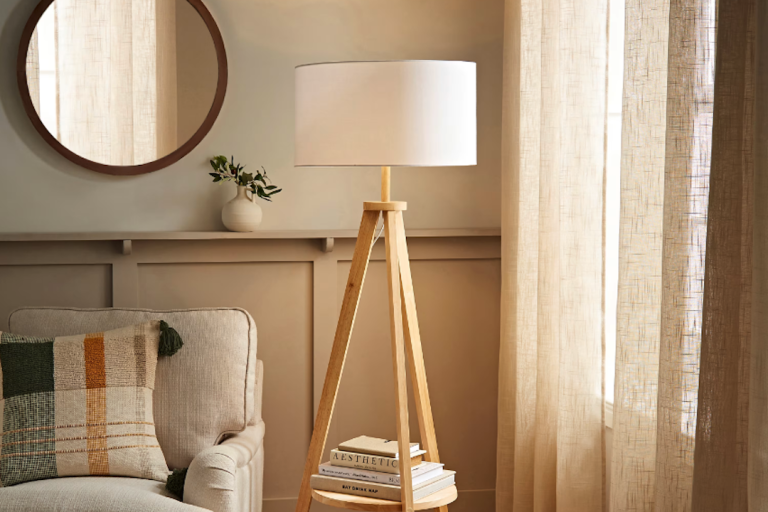 Enhance Your Scandinavian Space with a Wooden Tripod Floor Lamp