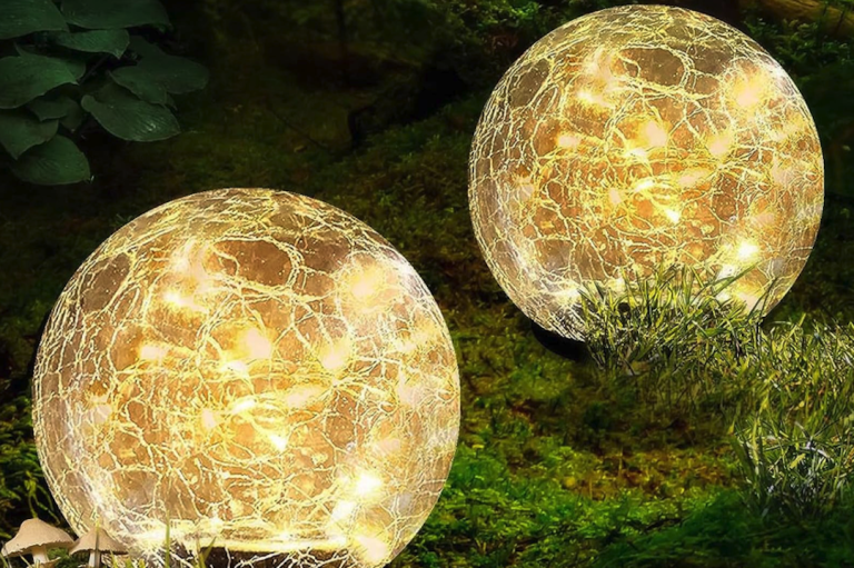 Enhance Your Outdoor Space with Solar Crackle Glass Ball Lights