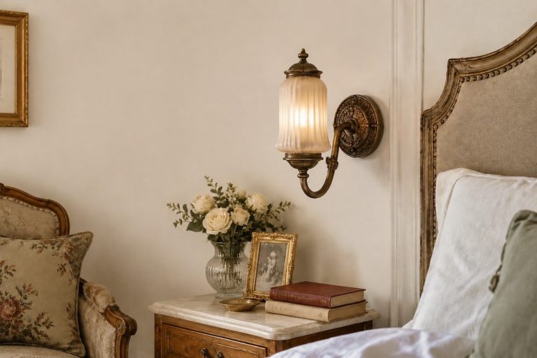 French Vintage Reading Lamp: The Perfect Addition to Your Master Bedroom
